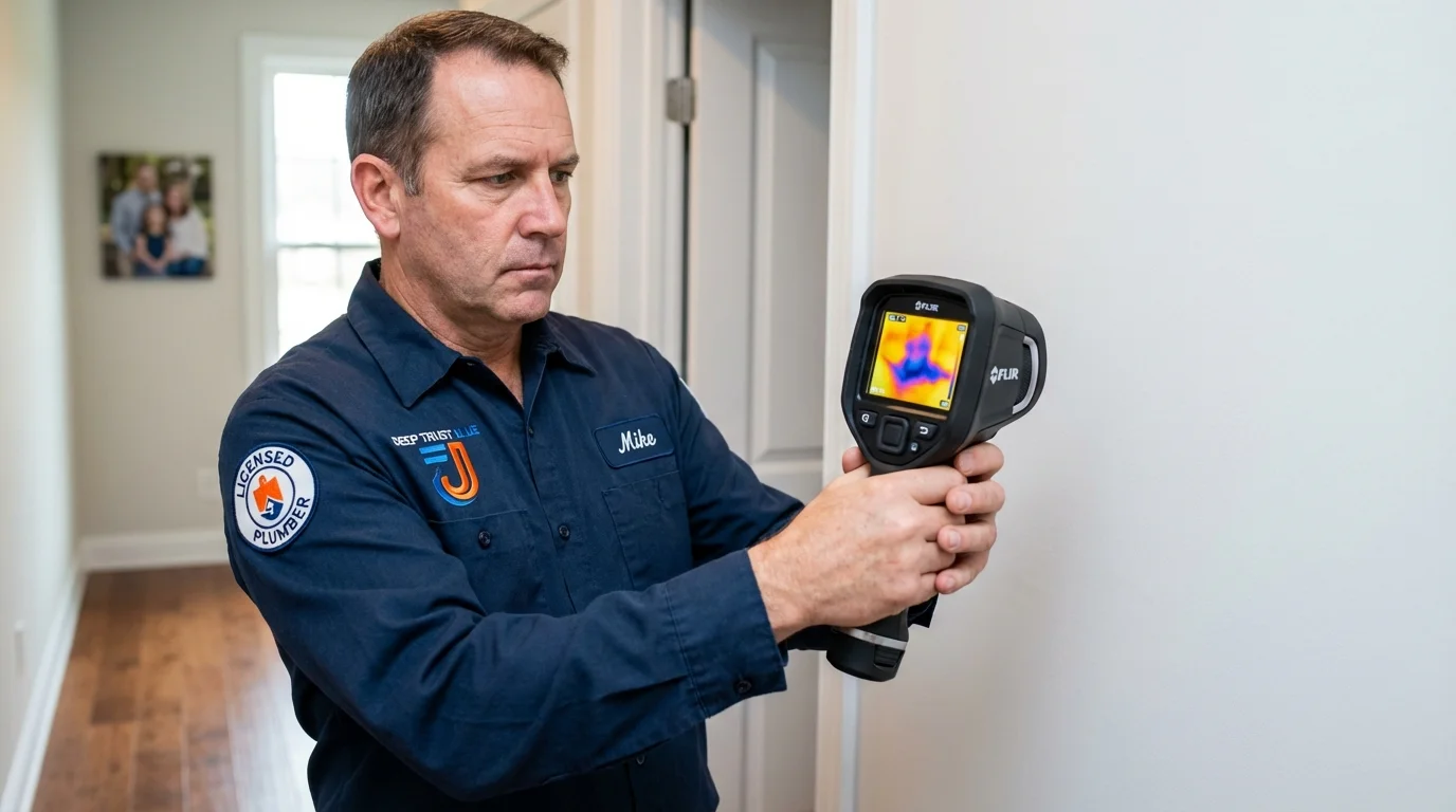 Thermal imaging leak detection by Johns Plumbing LLC in Shingletown